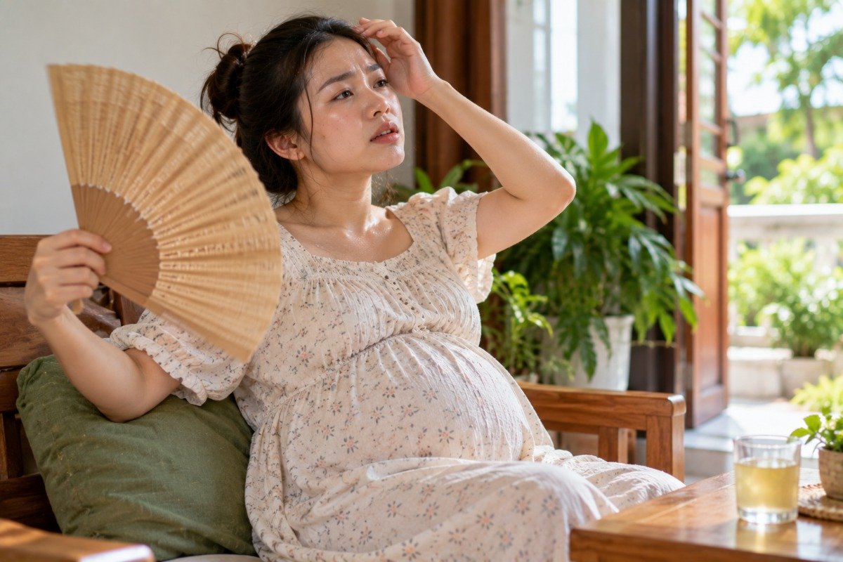 Vì sao mẹ bầu dễ hôi nách