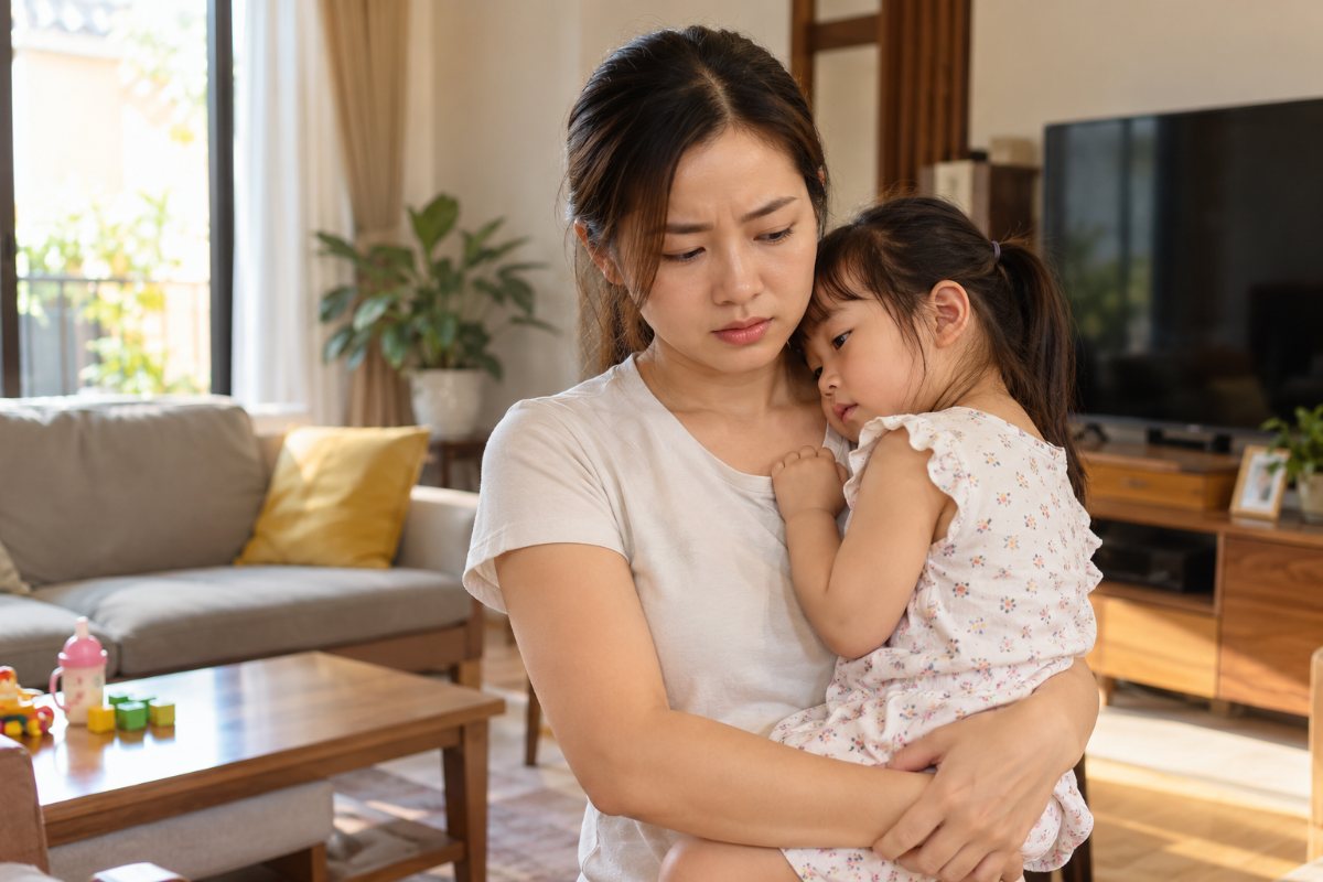 Hôi nách tái đi tái lại khiến mẹ bỉm lo lắng khi ở gần con