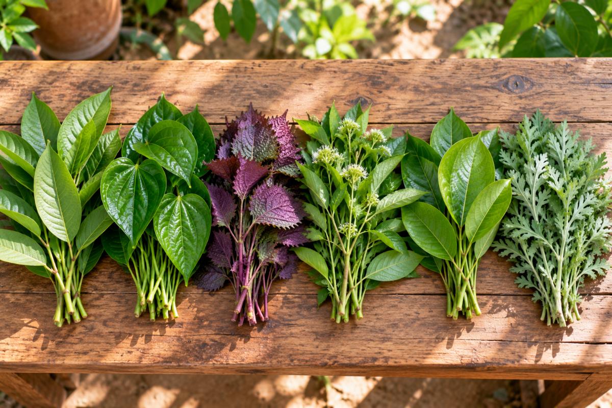 So sánh 6 loại lá khử mùi hôi nách